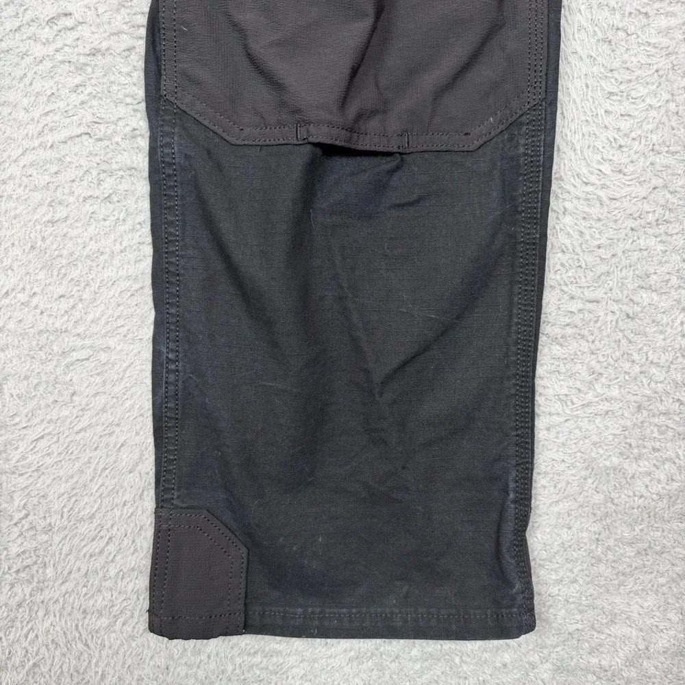 Carhartt Mens Black Rugged Flex Steel Cargo Pants Relaxed Fit 103335 BLK 42x32